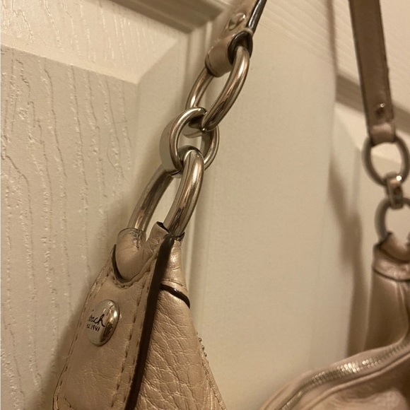 Coach Kristin Boho Crossbody Bag in Champagne Beige EUC!! - Picture 5 of 15